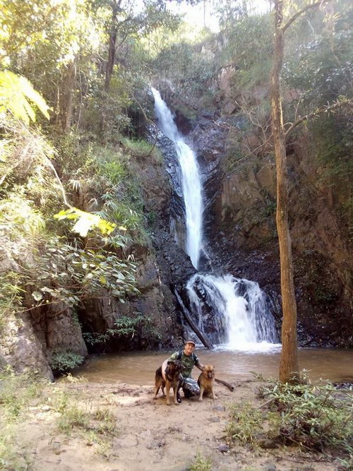 mae yen waterfall, maeyen waterfall, waterfall in pai, mae yen waterfall in pai, maeyen waterfall in pai