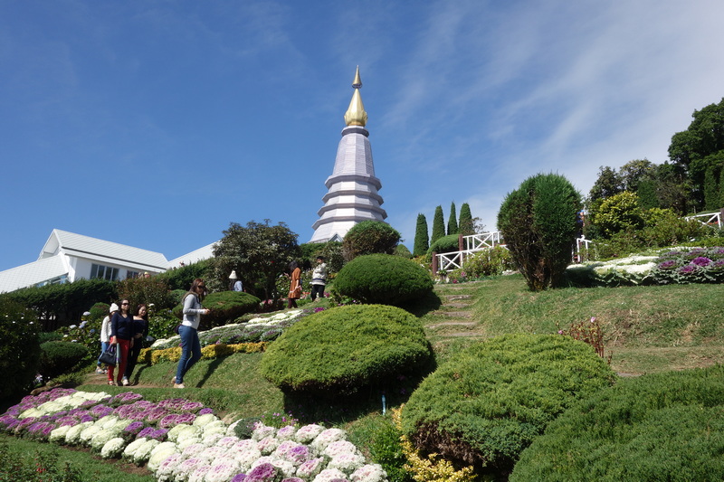 king and queen pagoda, doi inthanon national park, inthanon national park, doi Inthanon, inthanon